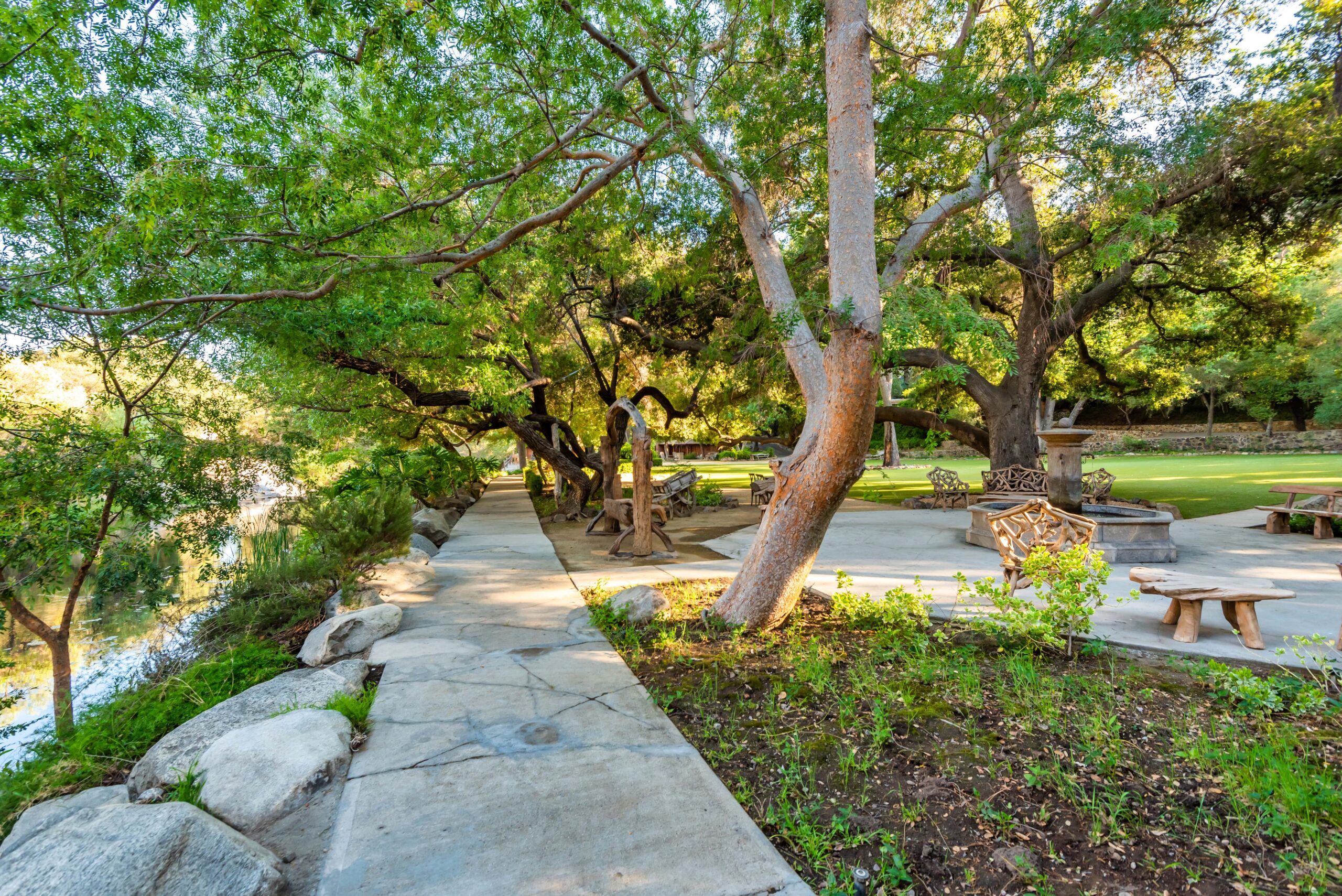 Walking path in Malibu Hills